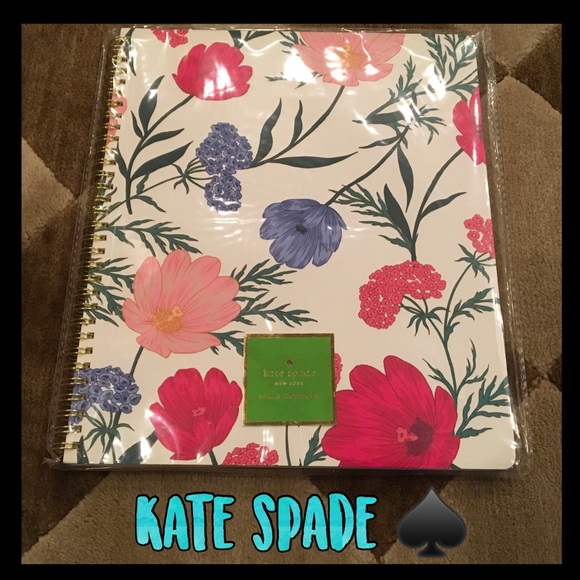 kate spade Accessories - ♠️NWT♠️Kate Spade floral spiral notebook